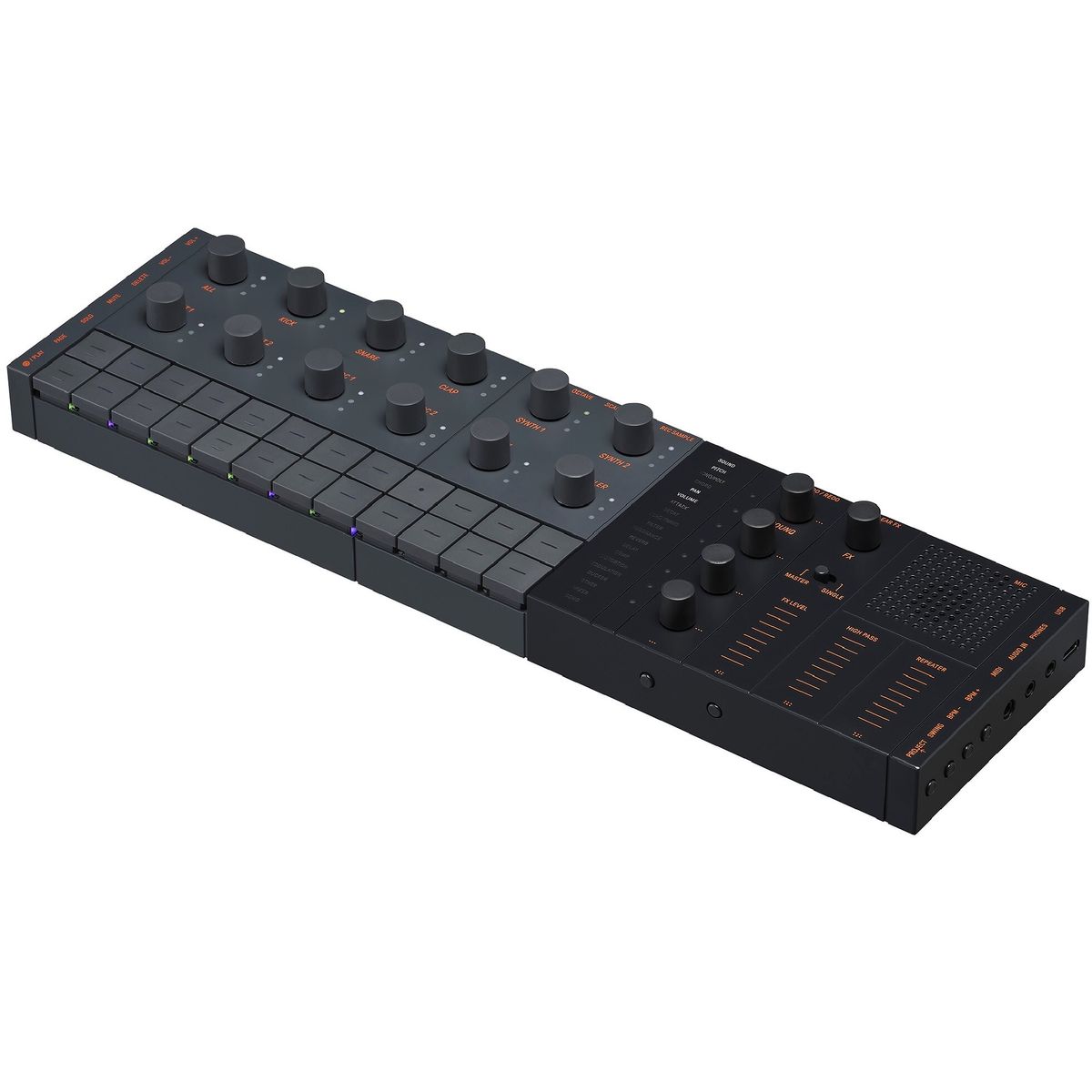 Modulo Producao Musical Portatil Black SEQTRAK Y2 BK - Yamaha-2